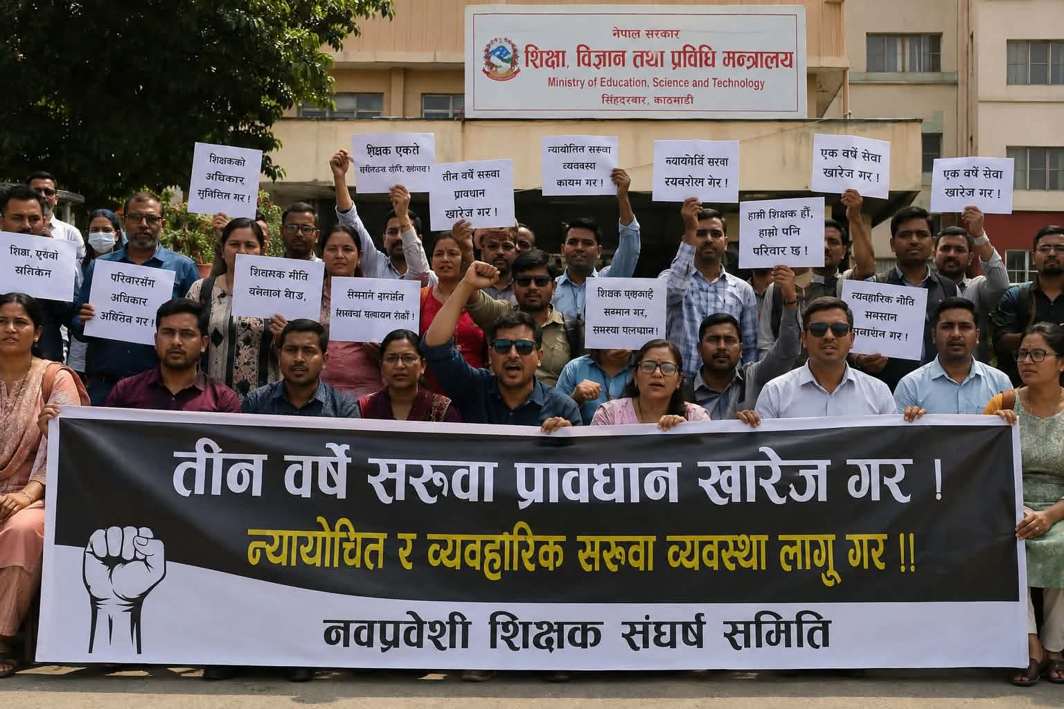 तीन वर्षे सरुवा प्रावधानप्रति नवप्रवेशी शिक्षकको असन्तुष्टि, आन्दोलनको चेतावनी